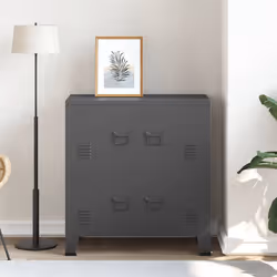 vidaXL Classificatore Industriale Antracite 75x40x80 cm in Acciaio - Vista aggiuntiva 3