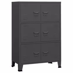 vidaXL Classificatore Industriale Antracite 75x40x115 cm in Metallo - Vista aggiuntiva 2