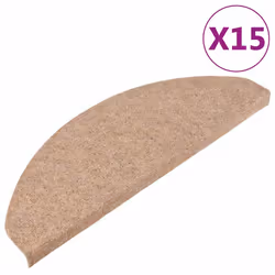 Tappetini Autoadesivi per Scale 15 pz 65x22,5x3,5 cm Beigecod mxl 103798 - Vista aggiuntiva 2