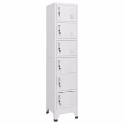 Armadietto con Serratura Grigio Chiaro 38x40x180 cm in Acciaiocod mxl 70568