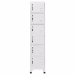 Armadietto con Serratura Grigio Chiaro 38x40x180 cm in Acciaiocod mxl 70568