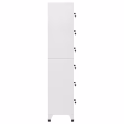 Armadietto con Serratura Grigio Chiaro 38x40x180 cm in Acciaiocod mxl 70568