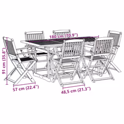 VidaXL 3086972 set mobili da esterno - Vista aggiuntiva 8