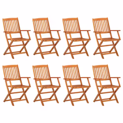 vidaXL Set da Pranzo da Giardino 9 pz 220x90x75 cm Massello di Acacia - Vista aggiuntiva 3