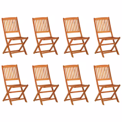 vidaXL Set da Pranzo da Giardino 9 pz 220x90x75 cm Massello di Acacia - Vista aggiuntiva 3