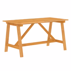vidaXL Set Mobili da Pranzo per Giardino 5 pz Legno Massello di Acacia - Vista aggiuntiva 3