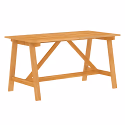 vidaXL Set Mobili da Pranzo per Giardino 7 pz Legno Massello di Acacia - Vista aggiuntiva 3