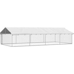 Gabbia per Cani da Esterno con Tetto, Kennel per Cani 600x300x150 cm Vidaxl