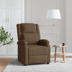 Vidaxl - Poltrona Reclinabile in Tessuto Marrone 214147