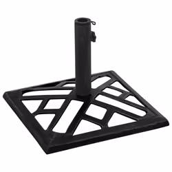Base per Ombrellone Nera 44x44x31 cm in Ghisacod mxl 71377 - Vista aggiuntiva 2