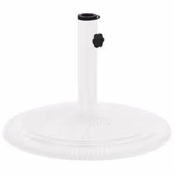 vidaXL Base per Ombrellone Bianca 45x45x30 cm in Ghisa - Vista aggiuntiva 2