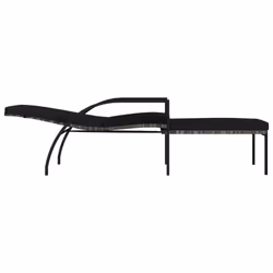VidaXL 317633 sedia da esterno Salone Seduta imbottita Acciaio galvanizzato, Poliestere, Rattan sintetico Antracite - Vista aggiuntiva 6