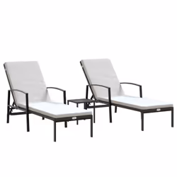 VidaXL 317642, Salone, Seduta imbottita, Rattan sintetico, Acciaio, Marrone, Crema, Bianco, Poliestere, 600 mm