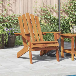 vidaXL Sedia da Giardino Adirondack in Legno Massello di Acacia