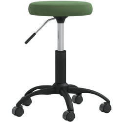 Vidaxl - Sgabello da Massaggio in Velluto Verde Scuro 3377