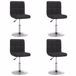 VidaXL 3087429, Acciaio cromato, Ecopelle, 400 mm, 430 mm, 71 cm, 85,5 cm, 6 pz