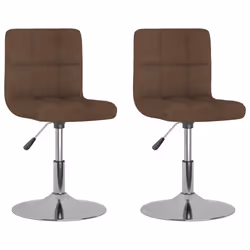 VidaXL 3087451, Acciaio cromato, Schiuma, Poliestere, 400 mm, 430 mm, 71 cm, 85,5 cm, 4 pz