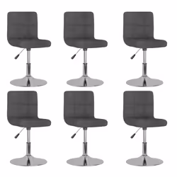 VidaXL 3087459, Acciaio cromato, Schiuma, Poliestere, 400 mm, 430 mm, 71 cm, 85,5 cm, 6 pz