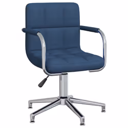VidaXL 3088066, Acciaio cromato, Schiuma, Poliestere, 480 mm, 470 mm, 74,5 cm, 88,5 cm, 40 cm