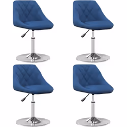 Colore: Blu Materiale: velluto (100% poliestere), acciaio cromato Dimensioni: 46 x 44 x (62,5-77,5) cm (L x P x A) Profondità ...