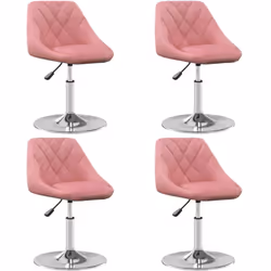 Colore: rosa Materiale: velluto (100% poliestere), acciaio cromato Dimensioni: 46 x 44 x (62,5-77,5) cm (L x P x A) Profondit ...