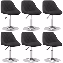 Colore: Nero Materiale: velluto (100% poliestere), acciaio cromato Dimensioni: 46 x 44 x (62,5-77,5) cm (L x P x A) Profondit ...