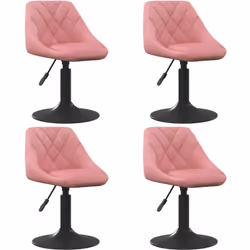 Colore: Rosa Materiale: velluto (100% poliestere), acciaio Dimensioni: 46 x 44 x (62,5-77,5) cm (L x P x A) Profondità della  ...