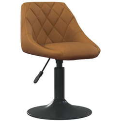 Vidaxl - Sedia da Pranzo Marrone in Velluto 151677