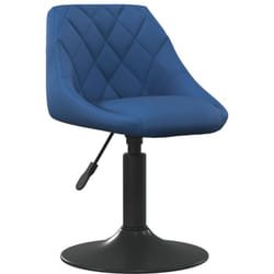 Vidaxl - Sedia da Pranzo Blu in Velluto 981724
