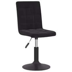 Sedie da Pranzo Girevoli 4 pz Nere in Vellutocod mxl 73495 - Vista aggiuntiva 3