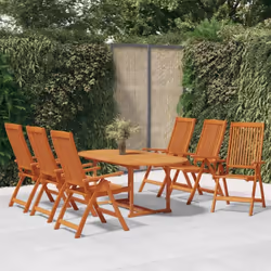 Questo set da pranzo in legno da giardino presenta un design rustico e senza tempo, e sarà la scelta ideale per mangiare all' ...