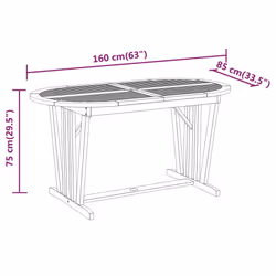 VidaXL 3087338 set mobili da esterno - Vista aggiuntiva 7