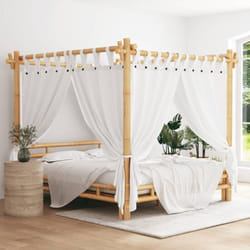 Vidaxl - Letto a Baldacchino 180x200 cm in Bambù
