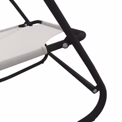 VidaXL 318126 sedia da esterno Salone Seduta imbottita Acciaio Crema - Vista aggiuntiva 5