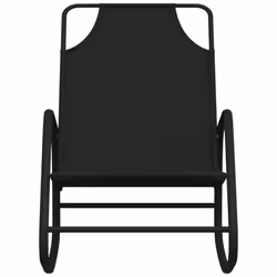 VidaXL 318140 sedia da esterno Terrazzo Acciaio Nero - Vista aggiuntiva 4