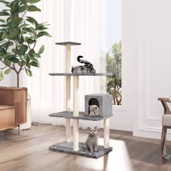 Con questo albero per gatti, i vostri amici pelosi potranno assaporare il gusto del lusso! I vostri gatti ameranno graffiare, ...