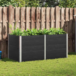 vidaXL Fioriera Rialzata da Giardino 200x100x91 cm in WPC Grigio