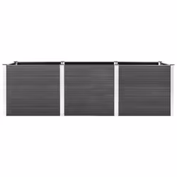 vidaXL Fioriera Rialzata da Giardino 300x100x91 cm in WPC Grigio - Vista aggiuntiva 3