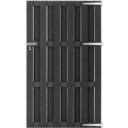 Vidaxl - Cancello da Giardino in wpc 100x180 cm Grigio 5837