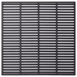 vidaXL Recinzione a Persiana in WPC 180x180 cm Grigia - Vista aggiuntiva 2