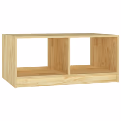 vidaXL Tavolino da Salotto 75x50x33,5 cm Legno Massello di Pino - Vista aggiuntiva 2