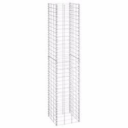 vidaXL Fioriere Rialzate a Gabbione 3 pz 30x30x150 cm in Ferro - Vista aggiuntiva 3