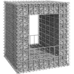 Vidaxl - Cesto a Gabbione a Torre 50x50x60 cm in Ferro 6749