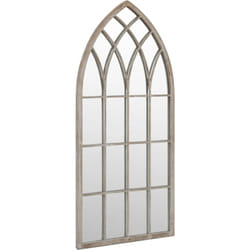 Specchio da Giardino Sabbia 70x30 cm in Ferro per Uso Esterno Vidaxl 360306