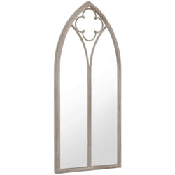 Specchio da Giardino Sabbia 70x30 cm in Ferro per Uso Esterno Vidaxl 859622