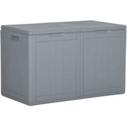 Vidaxl - Baule da Giardino 180 l Grigio in Rattan pp 7211