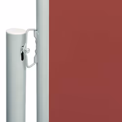 vidaXL Tenda Laterale Retrattile per Patio 117x600 cm Rossa - Vista aggiuntiva 3