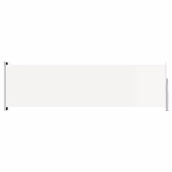 vidaXL Tenda da Sole Laterale Retrattile per Patio 180x600 cm Crema - Vista aggiuntiva 2