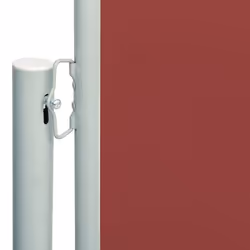vidaXL Tenda da Sole Laterale Retrattile per Patio 180x600 cm Rossa - Vista aggiuntiva 3