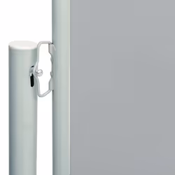 vidaXL Tenda da Sole Laterale Retrattile per Patio 200x600 cm Grigia - Vista aggiuntiva 3